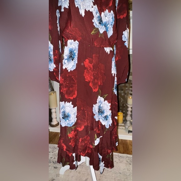 Anthropologie Plenty By Tracy Reese Aleah Floral Faux Wrap Dress Size M EUC - Picture 4 of 15